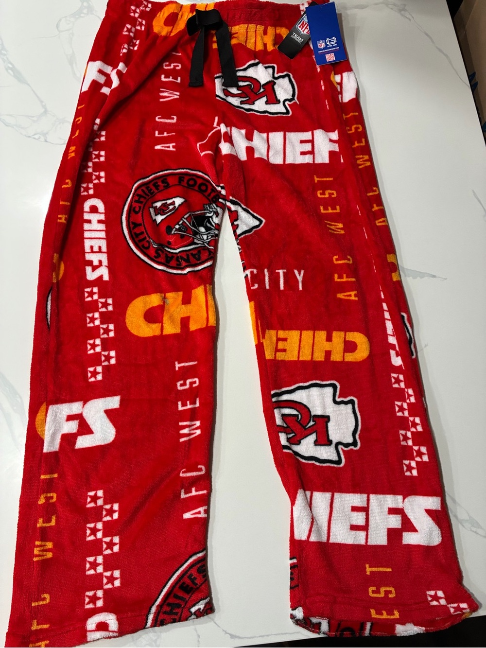 Kansas City Chiefs Pajama Pants (XL) Retails For $55